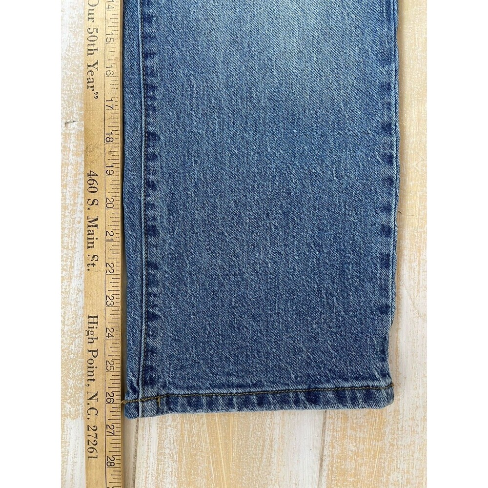 Oliver Logan Women's Jeans Size 24 Low Rise Classic Worn Indigo Wide Leg - Picture 6 of 12